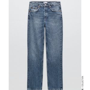 Zara straight leg high waist